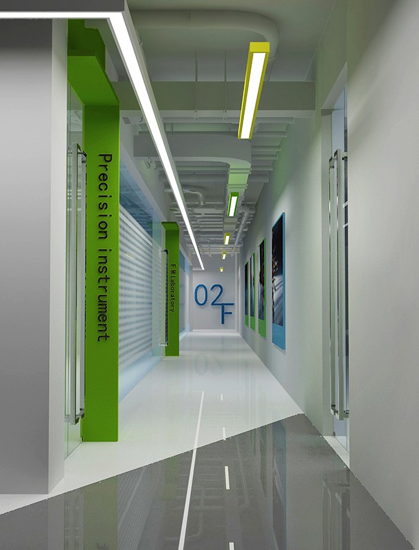 辦公室過道設計實景圖