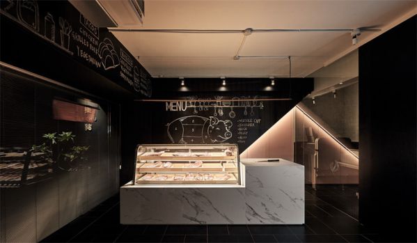 辦公室裝修設計打造的品質(zhì)豬肉店